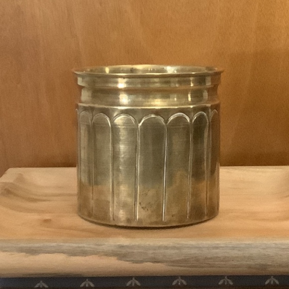 Vintage Brass Planter